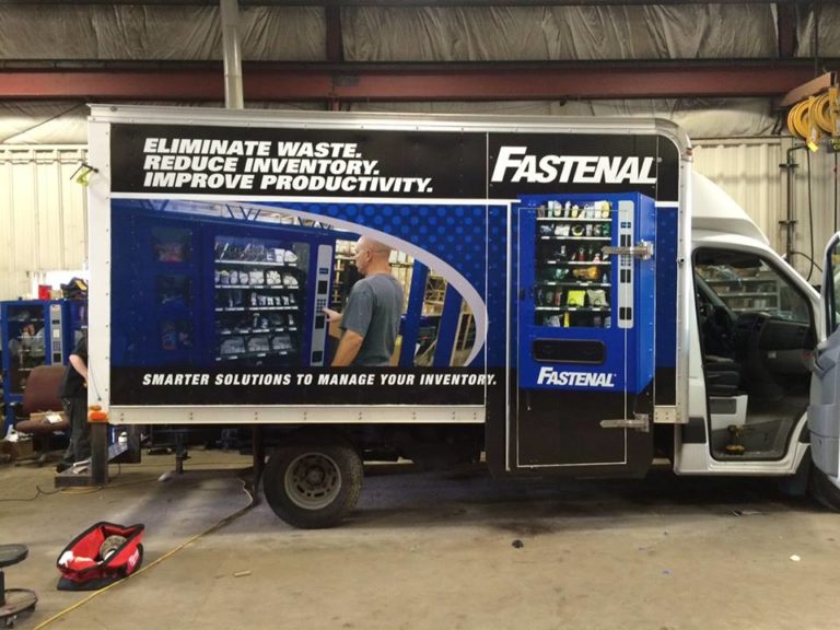Fastenal Truck Graphic Image Fountain City, WI